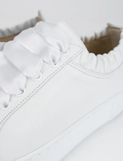 Sneakers pelle bianco