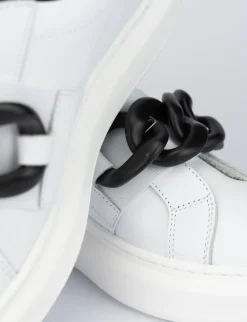 Sneakers pelle bianco