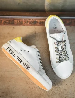 Sneakers pelle bianco