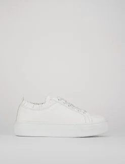 Sneakers pelle bianco