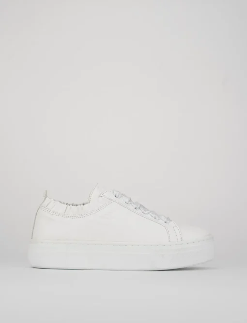Sneakers pelle bianco
