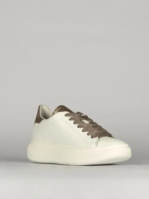 Sneakers pelle bianco