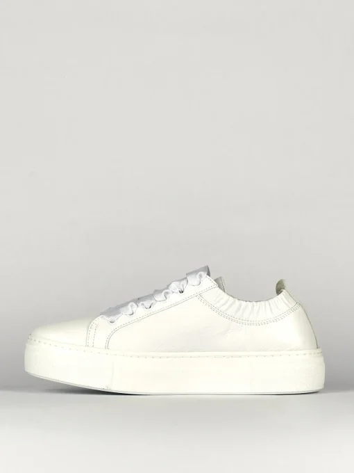 Sneakers pelle bianco