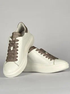 Sneakers pelle bianco