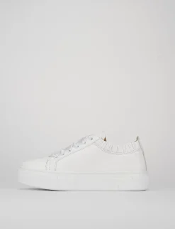Sneakers pelle bianco