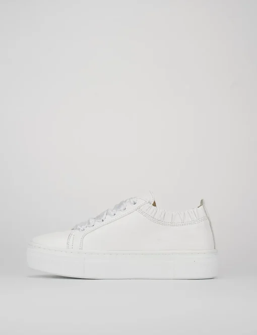 Sneakers pelle bianco