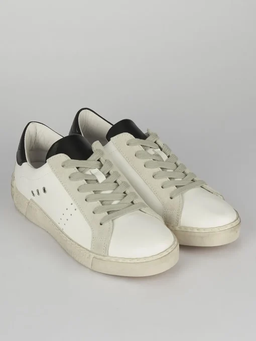 Sneakers pelle bianco