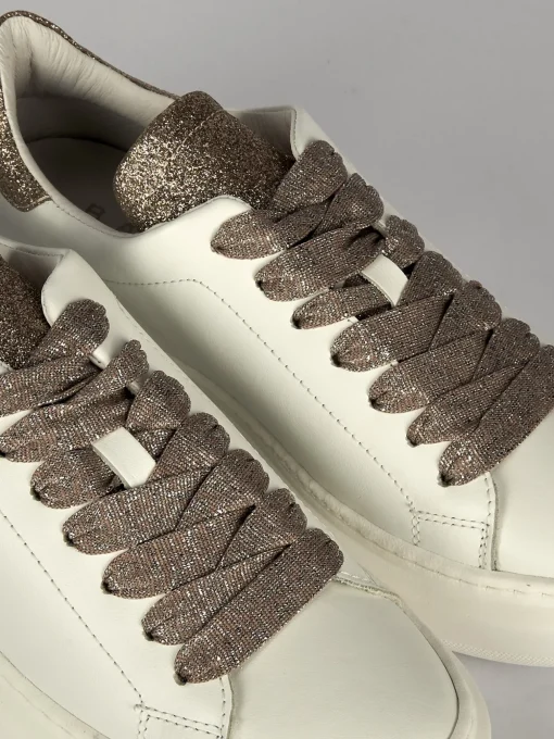Sneakers pelle bianco