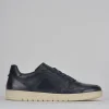Sneakers pelle blu