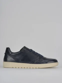 Sneakers pelle blu