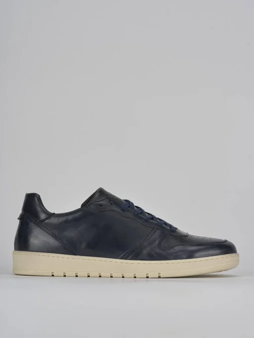 Sneakers pelle blu