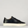 Sneakers pelle blu