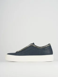 Sneakers pelle blu