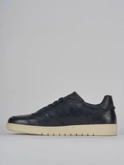 Sneakers pelle blu