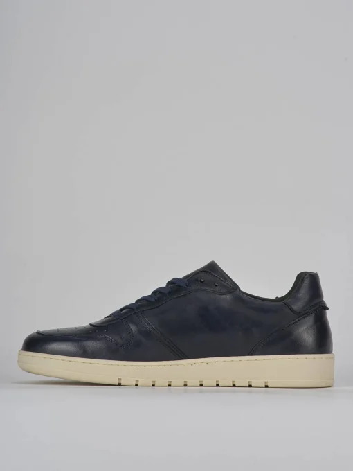 Sneakers pelle blu