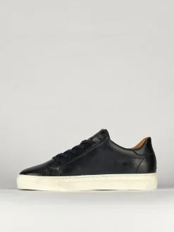 Sneakers pelle blu