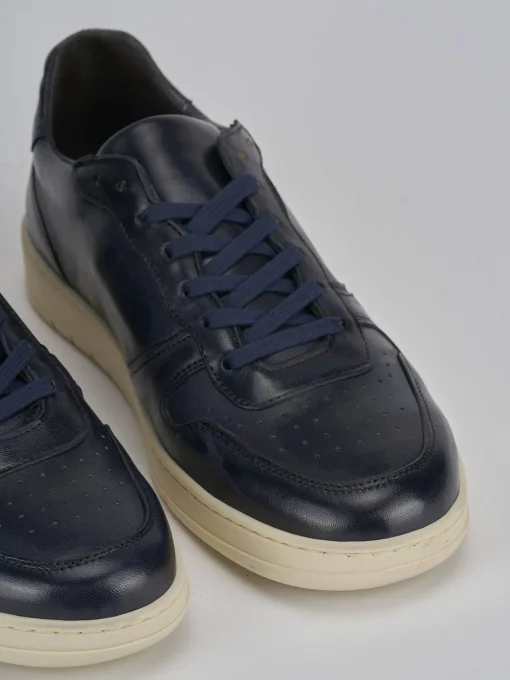 Sneakers pelle blu