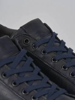 Sneakers pelle blu