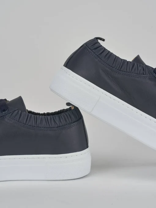 Sneakers pelle blu