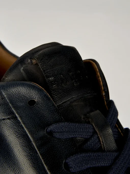 Sneakers pelle blu