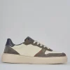 Sneakers pelle grigio