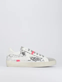 Sneakers pelle grigio