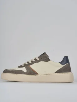 Sneakers pelle grigio