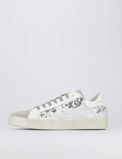Sneakers pelle grigio