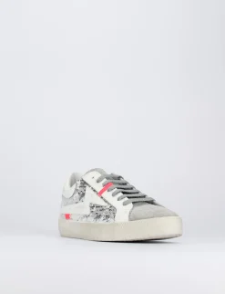 Sneakers pelle grigio
