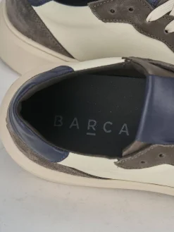 Sneakers pelle grigio