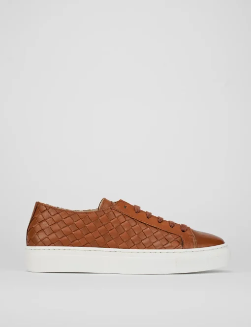 Sneakers pelle marrone