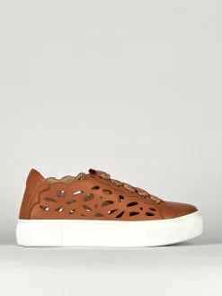 Sneakers pelle marrone