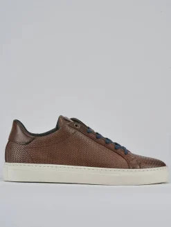 Sneakers pelle marrone