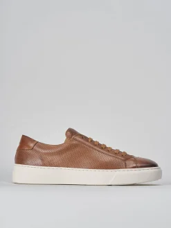 Sneakers pelle marrone