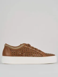 Sneakers pelle marrone