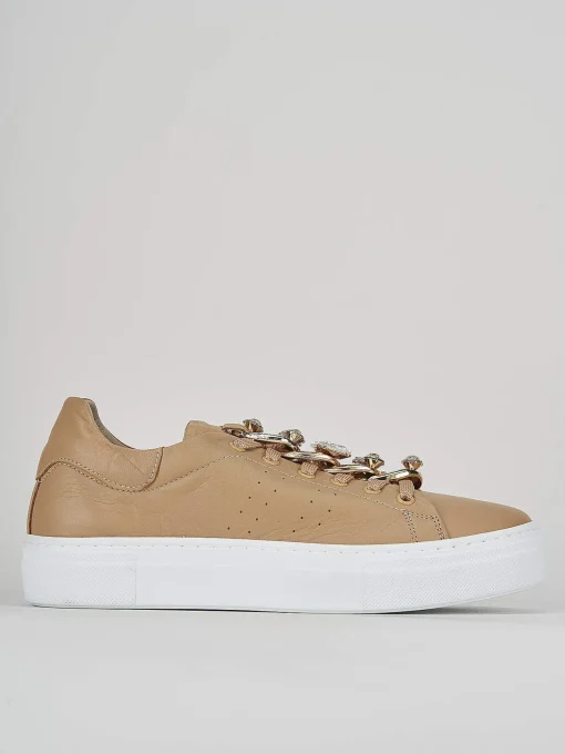 Sneakers pelle marrone