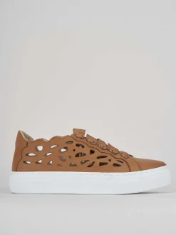 Sneakers pelle marrone
