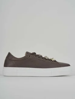 Sneakers pelle marrone