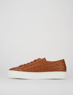 Sneakers pelle marrone