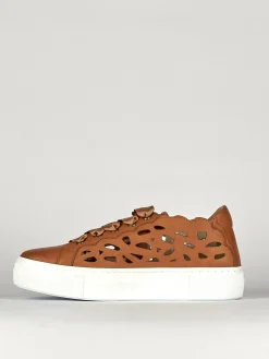 Sneakers pelle marrone