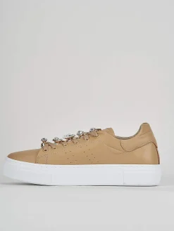 Sneakers pelle marrone