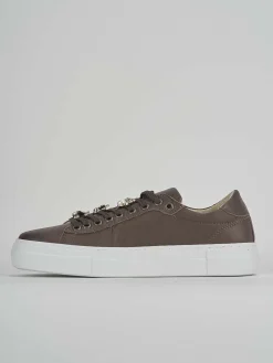 Sneakers pelle marrone