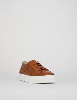 Sneakers pelle marrone