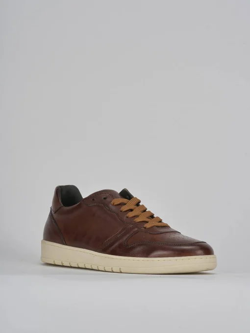 Sneakers pelle marrone