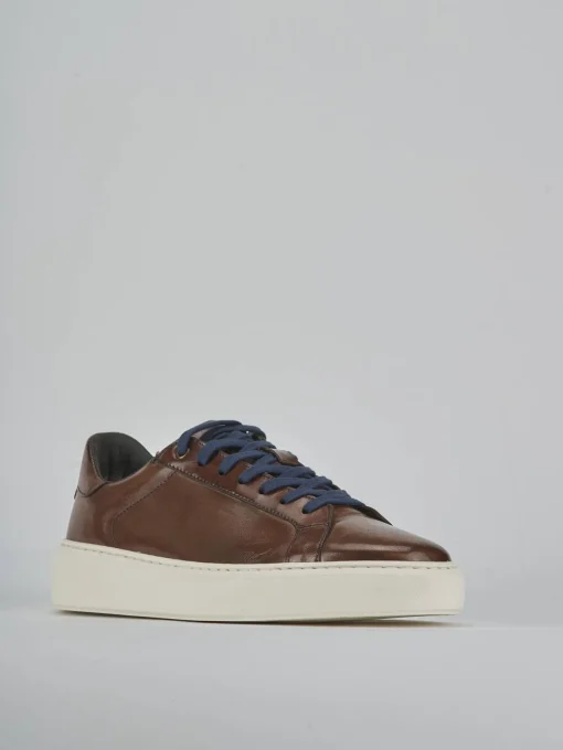 Sneakers pelle marrone