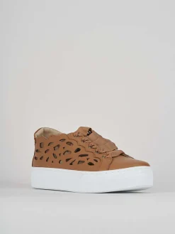 Sneakers pelle marrone