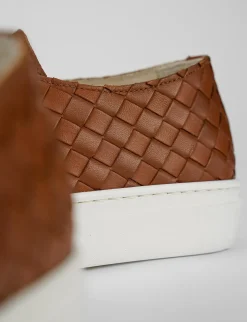 Sneakers pelle marrone