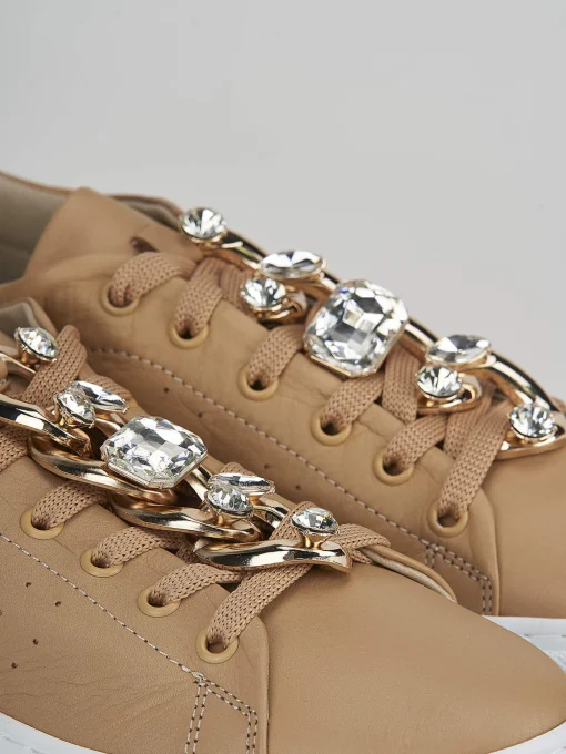Sneakers pelle marrone