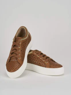 Sneakers pelle marrone