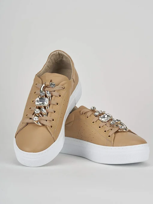 Sneakers pelle marrone
